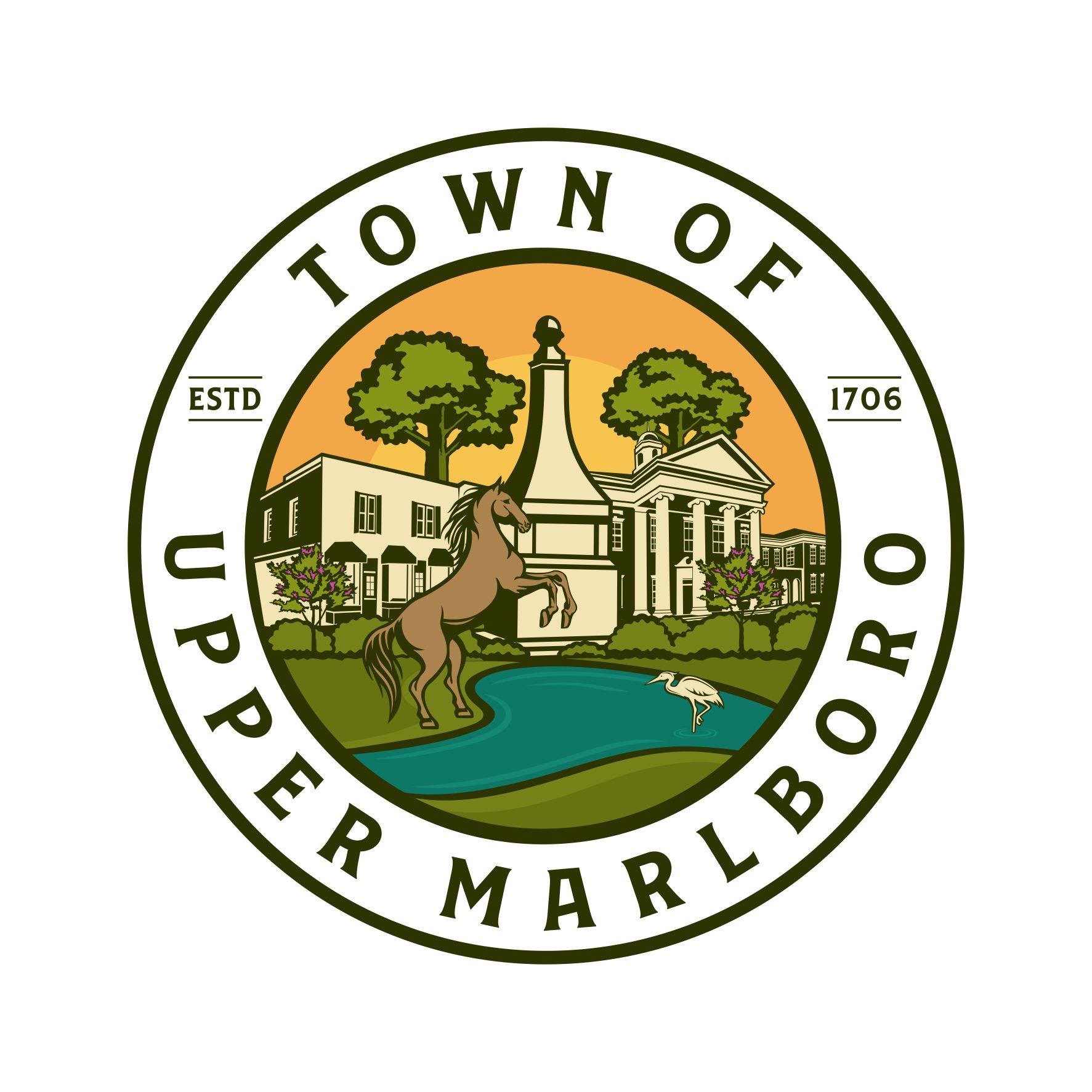 Town of Upper Marlboro (colors)